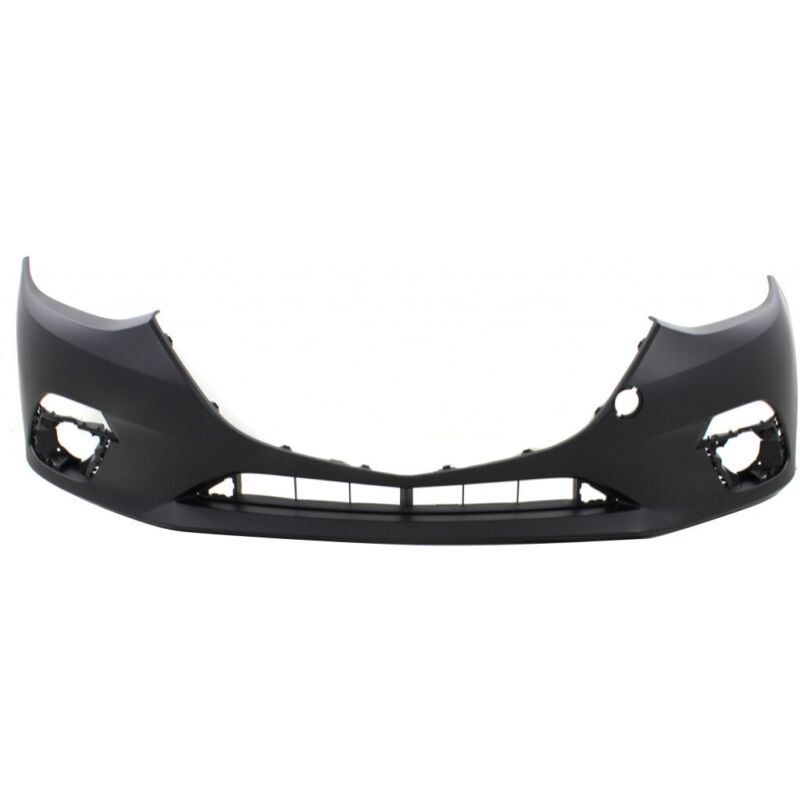 New Primed Front Bumper Cover Fits 2014-2016 Mazda 3 BJS750031ABB