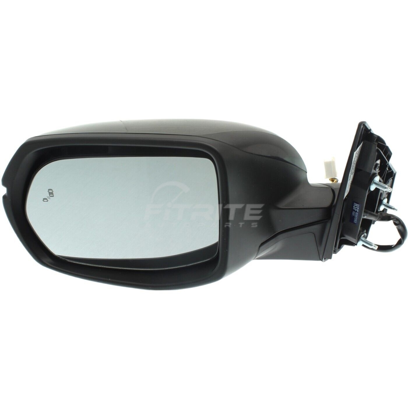 TRQ Driver Side Mirror With Heated Glass & Turn Signal For 2017-2022 Honda CR-V - Left Side Replacement